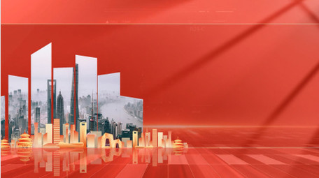 创意党政数据图文展示pr模板