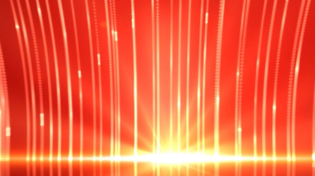 红色党政粒子线条飞散舞台背景视频