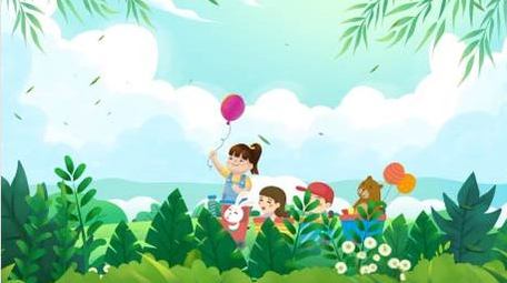 六一儿童节卡通动画背景视频