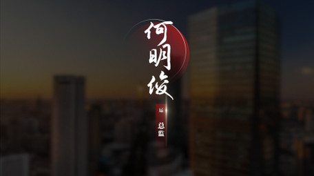 红色简洁党政人名字幕条AE模版