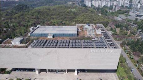 贵阳地标贵阳城市规划展览馆航拍