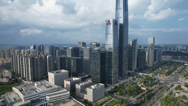 贵阳金融城CBD建筑金融商圈航拍