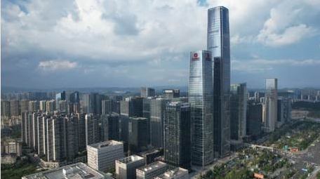 贵阳金融城CBD建筑金融商圈航拍