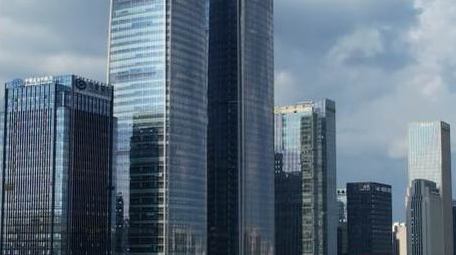 贵阳金融城CBD建筑金融商圈航拍