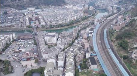 贵州镇远古镇5A景区全景航拍视频