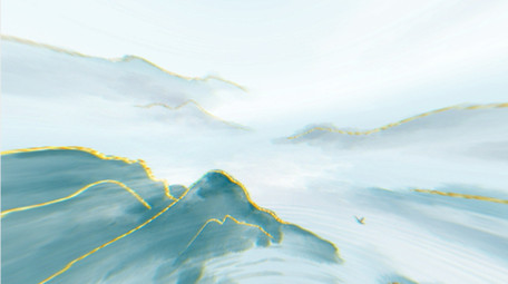 简洁国潮水墨片头AE模板