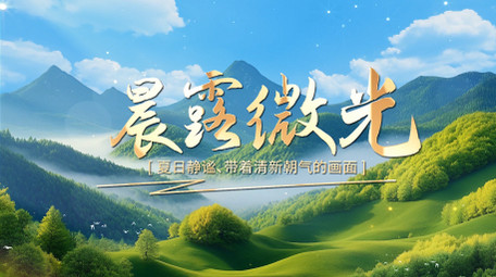 清新夏天文字片头AE模板