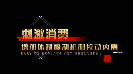 极简党政文字动画展示字幕花字