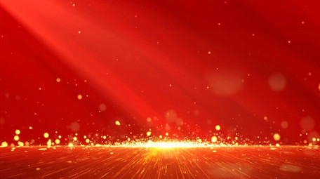 唯美飘散党政舞台背景视频AE模板