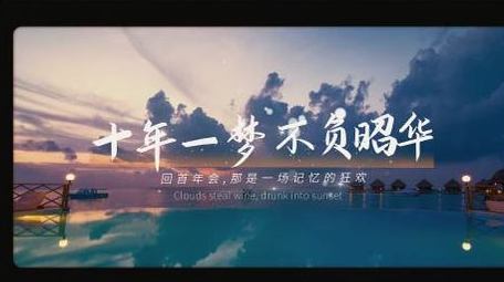 胶片质感企业时间线回顾图文AE模板