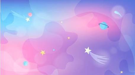 梦幻卡通图形背景视频AE模板