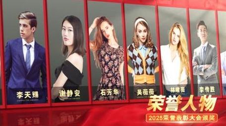 红色党政团队介绍图文展示AE模板