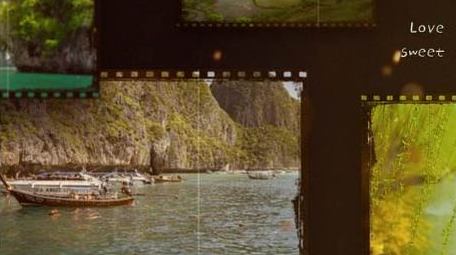 温馨胶片图文相册展示AE模板