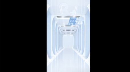 简洁三维科技分类展示竖版视频