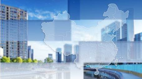 简洁图文背景地图辐射展示AE模板