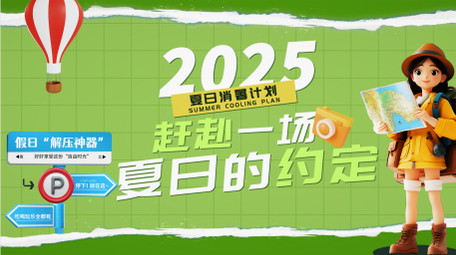 卡通旅游分屏快闪AE模板