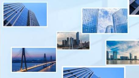 简洁汇聚光影文字展示AE模板