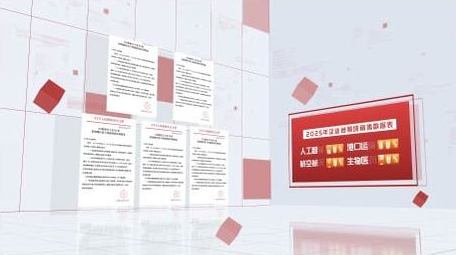 红头文件荣誉证书科技立体图文展示AE模板