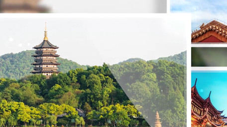 清新光影图文pr视频模板