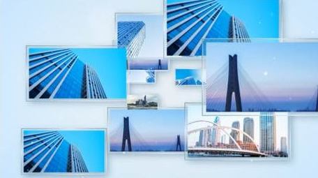 清新图片汇聚标题展示AE模板