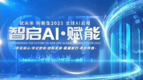 大气蓝色科技城市宣传片头PR模板