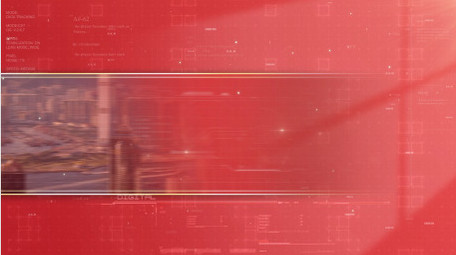 红色大气创意党政图文片花AE模板