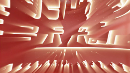 简洁明亮大气红色标题片头