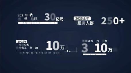 简洁企业科技数据动画字幕花字