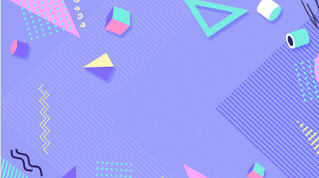 卡通梦幻图形背景视频AE模板