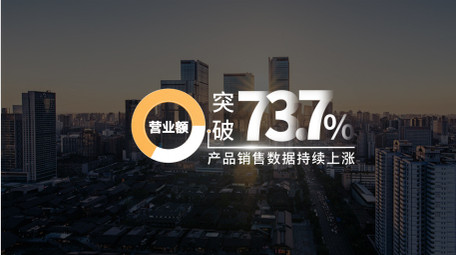 简洁科技数据字幕花字AE模板