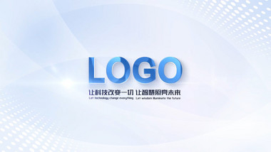 简洁科技文案搜索汇聚片头AE模板