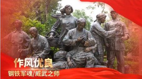 建军节晕染图文展示AE模板