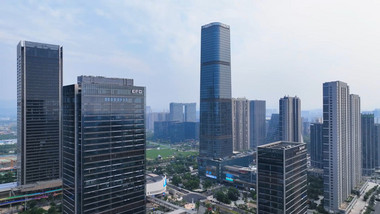 <strong>杭州地标杭州</strong>奥克斯中心大厦4K航拍