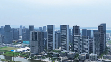 <strong>杭州地标杭州</strong>置地亚奥城亚运村4K航拍