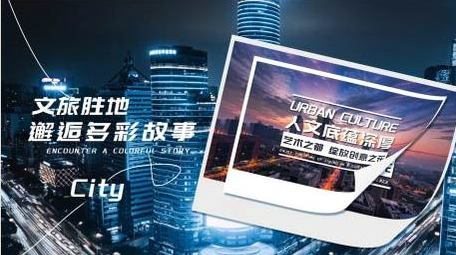 创意城市宣传混剪图文展示AE模板