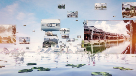 新中式水墨卷轴图文国风片头AE模板