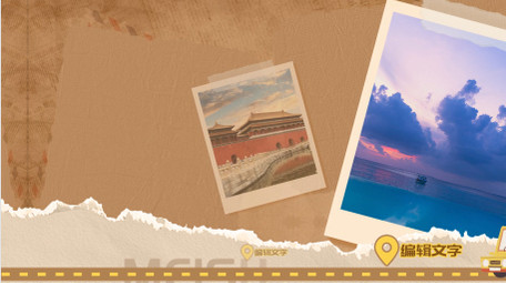 创意卡通美食宣传片头ae模板