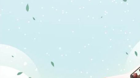 梦幻清新旅游出游背景视频