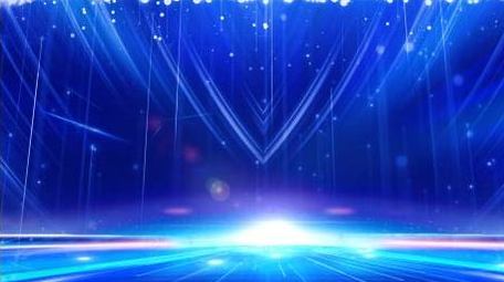 蓝色科技年会光线背景视频