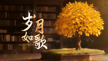 温馨怀旧文字标题片头AE模板