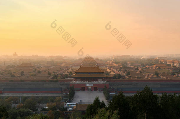 北京故宫早在北京, 中国.