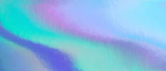 模糊的抽象流行彩虹全息横幅背景80年代风格。紫罗兰色、粉色和薄荷色的模糊纹理.