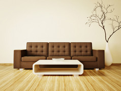 里面好家具与现代室内空间.