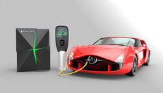 电动汽车的充电的电动汽车充电站