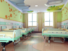 3d 医院儿童病房