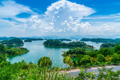 千岛湖秀丽的风景