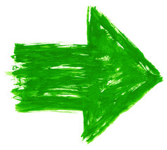 绿色箭头标志