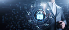 网络安全数据保护信息隐私互联网技术概念.