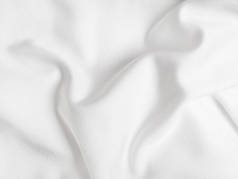 白色合成织物的皱纹纹理