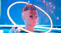 机器人头部测试, 网络人工智能脑电缆